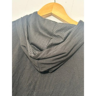 Puma Black Cropped hoodie- Lightweight long sleeve size Medium