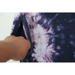 Cato Maxi Dress Women Small Purple Tie Dye Cold Shoulder Lattice Sleeve Pockets