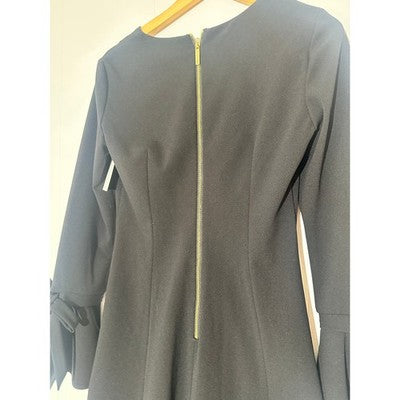 Calvin Klein Long Sleeve Black Dress Size 4