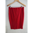Fashion 21 Pencil Skirt Womens Medium Red Stretch Knee Length Bodycon Business