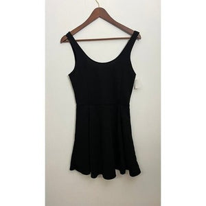 Divided H&amp;M Skater Dress Women Small Black Sleeveless Scoop Neck Fit and Flare