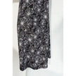 Soybu Dress Women Medium Black White Floral Print Mock Neck Long Sleeve Keyhole