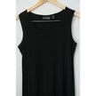 Attitudes by Renee Maxi Dress Women Extra Small Petite Black Sleeveless Stretchy