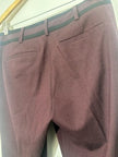 New York & Company 7th Avenue Dress Pants Womens 8 Purple Bootcut Career Work