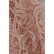 WinWin Full Lace Tunic Women Small/Medium Peach Off Shoulder Bell Sleeve Top