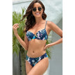 Floral Bikini Thong Bottom Size Medium