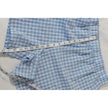 Gingham Shorts Women Extra Large Blue White Checkered Elastic