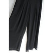 ASHRO Black Wide-Leg Pleated Trousers Size 8