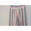 Charming Charlie Dress Pants Womens Medium Multicolor Wide Leg Striped Lined