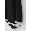 Who What Wear Womens Sleeveless Layered Blouse Black White Medium Keyhole Back