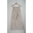 Zara High Waisted Wide Leg Raw Hem Denim Pants - Size 2