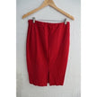 Fashion 21 Pencil Skirt Womens Medium Red Stretch Knee Length Bodycon Business