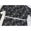 Soybu Dress Women Medium Black White Floral Print Mock Neck Long Sleeve Keyhole