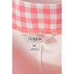 J.Crew Gingham Active Skort Women Extra Large Pink White Checkered BF735