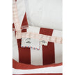 Anthropologie Postmark Striped Asymmetric Top Women Medium Red White Sleeveless