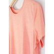 Skechers T-Shirt Women Medium Peach Short Sleeve High-Low Activewear Top