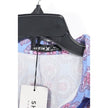 SHEIN X Maxi Dress Women Large Purple Pink Floral Medallion Long Sleeve Collared