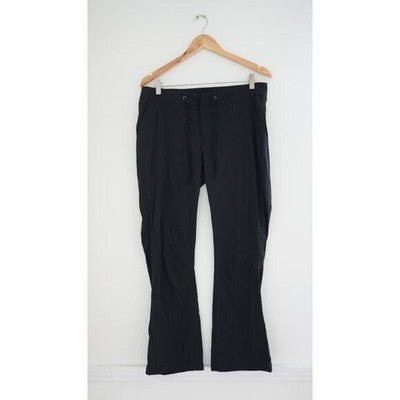 Columbia joggers Pants Women Size 10 Black Straight Leg Drawstring Outdoor