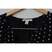 CATO Black and White Polka Dot A Line Midi Dress Size Medium