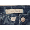 Cato Est. 1946 Denim Midi Skirt Women Size 2 Blue Heart Swirl Print Pencil Skirt