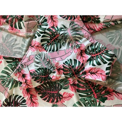 Printed Mid Rise Bikini Bottoms