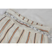 Jessica Simpson Maxi Skirt Women Small White Striped High Low Ruffle Tiered