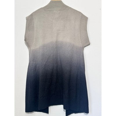 Monroe & Main Knit Sleeveless Button Front Sweater Vest XL