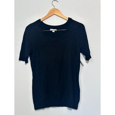 New York & Company Black crew neck sweater medium