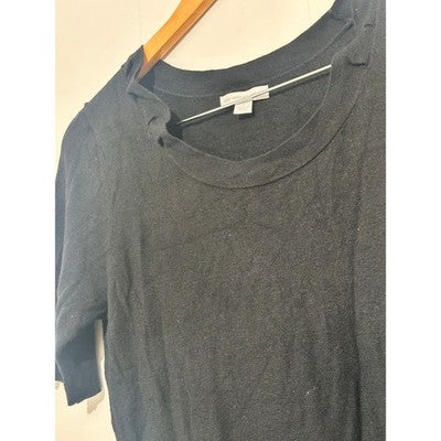 New York & Company Black crew neck sweater medium