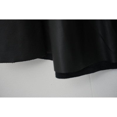 Cato Faux Leather Skirt Women Size Small Black Tiered Midi A-Line