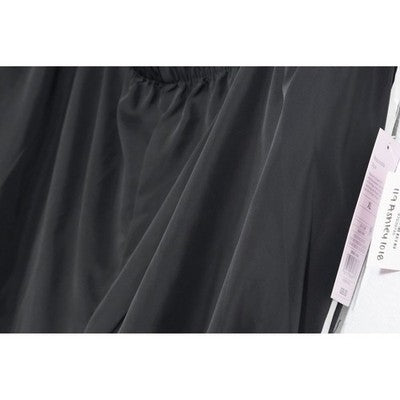 Wild Fable Track Pants Womens Extra Large Black White Stripe Bow Detail