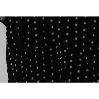 CATO Black and White Polka Dot A Line Midi Dress Size Medium