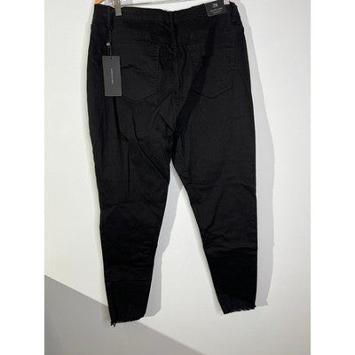 Ashley Stewart American Bazi Black High Rise Skinny Jeans 2XL
