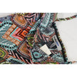 Bailey Blue Handkerchief Hem Maxi Dress Womens Medium Geometric Print