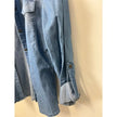 Love Tree Button-Down Denim Shirt - Medium
