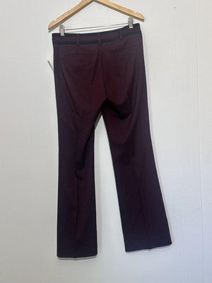 New York & Company 7th Avenue Dress Pants Womens 8 Purple Bootcut Career Work