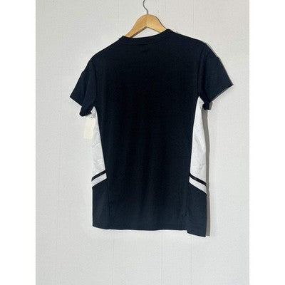 Adidas Set Womens Large Black V Neck Soccer Jersey 3 Stripe Aeroready Athletic