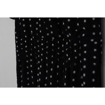 CATO Black and White Polka Dot A Line Midi Dress Size Medium