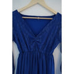 Royal Blue Lace & Chiffon Maternity Gown Size Medium