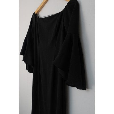 Vince Cameo Black Midi Cocktail Dress Size 6