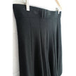 Scoop Black Pleated Knit Midi Skirt Size Medium