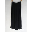 ASHRO Black Wide-Leg Pleated Trousers Size 8