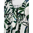 Time and Tru Botanical print Puff Sleeve Mini Dress Large