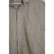 Sun and Stone Men’s Tan Linen Button Up Size medium