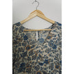 Patrons of Peace Blue and Yellow Paisley Dress Size Medium