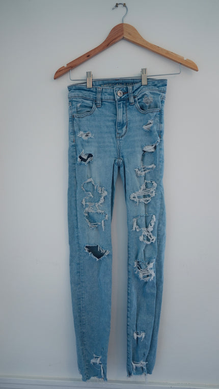 American Eagle Hi-Rise Jeggings Size 00
