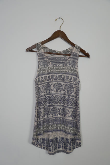 Ginger G. Elephant Tank Top Size Medium