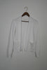 Cyrus White Waffle Knit Cardigan Size Medium