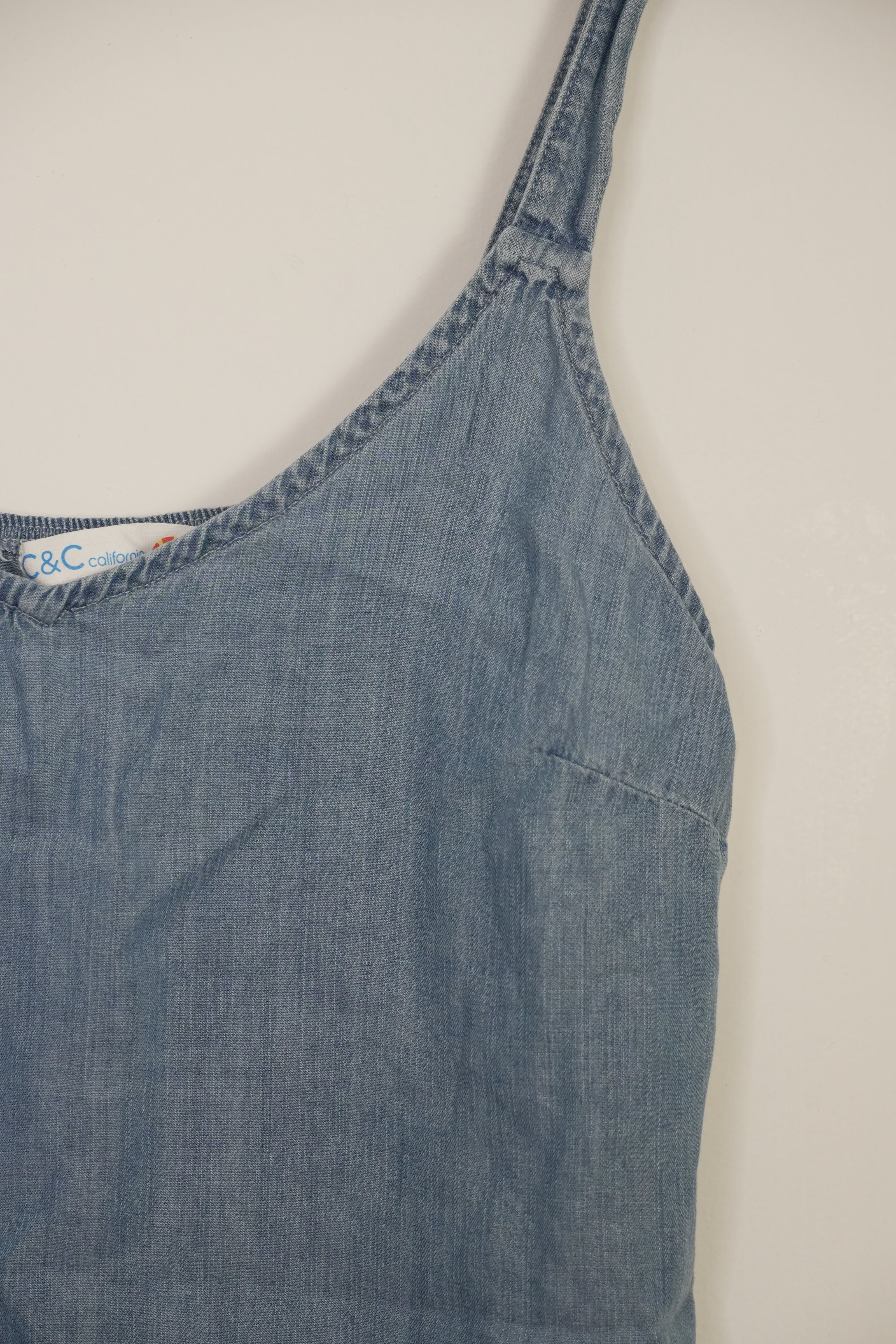 C & C California Chambray Tank Top Size Small