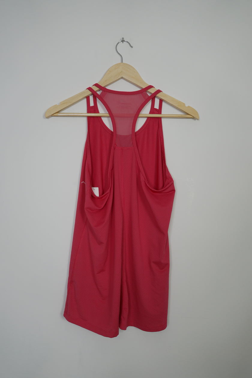 AVIA Pink Athletic Razorback Tank Top Size Small